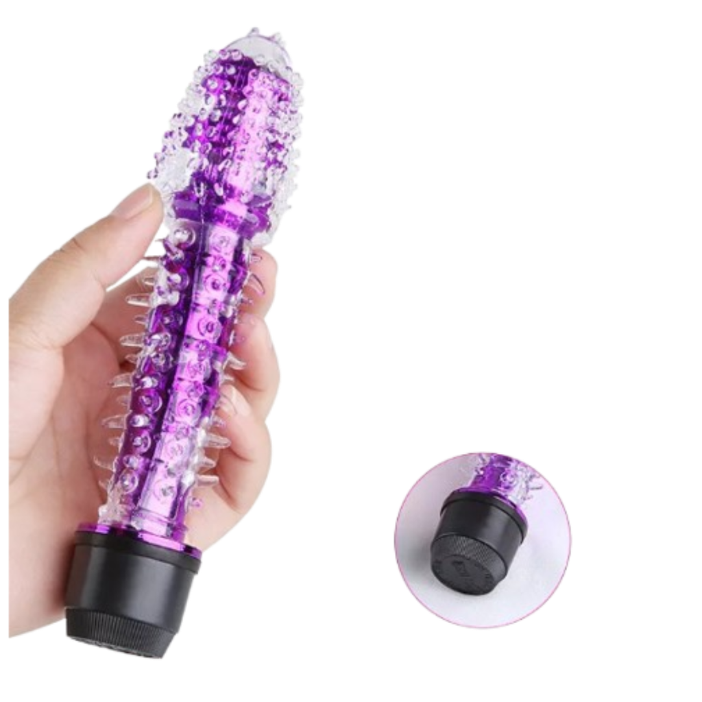 Vibrador Multispeed Complacedor ! Con Puntas De Silicona!