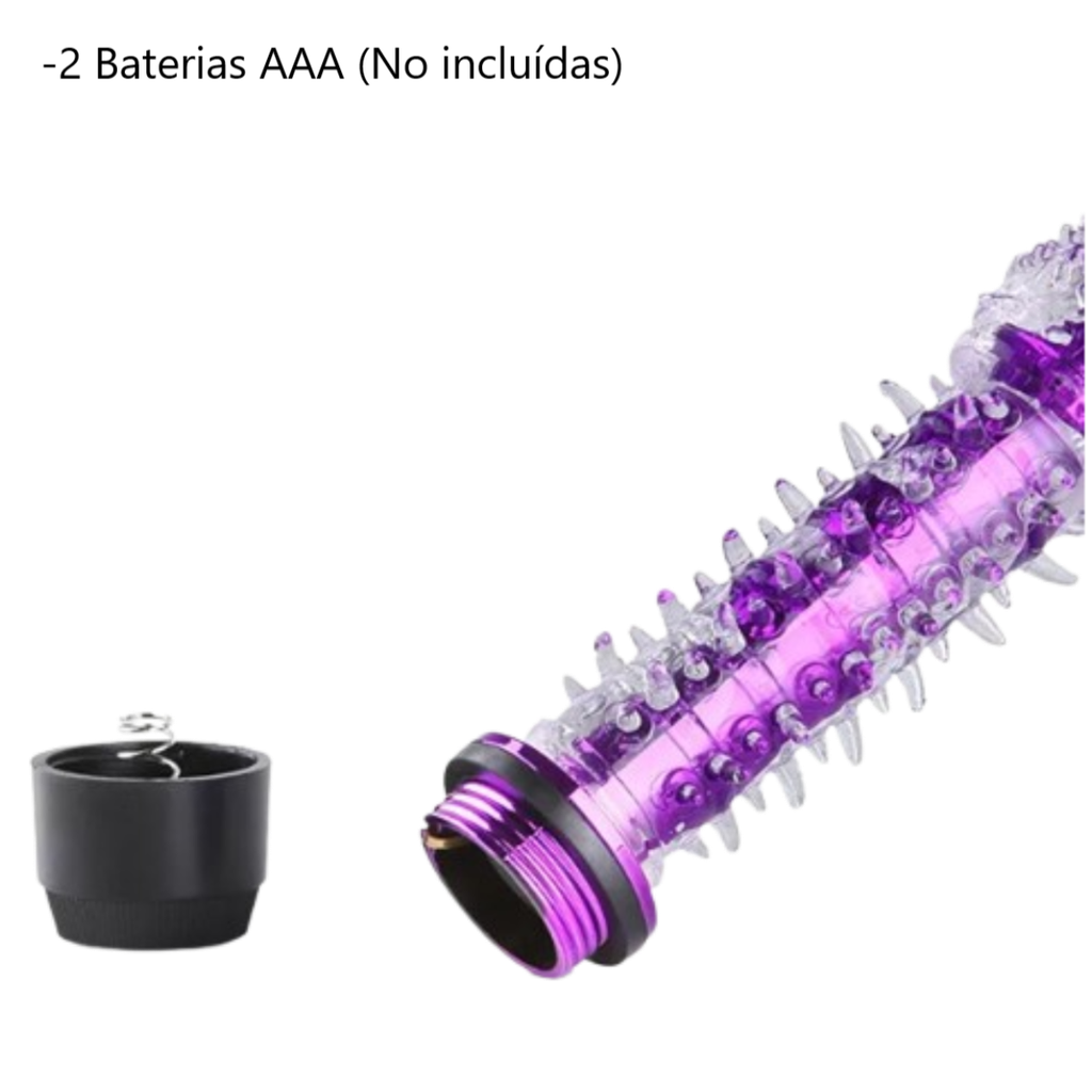 Vibrador Multispeed Complacedor ! Con Puntas De Silicona!