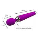 Varita Clitoris Masaje Vibrador Estimulador Suave Recargable