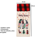 Costal Navideño Morral De Gnomos Para Botella De Vino