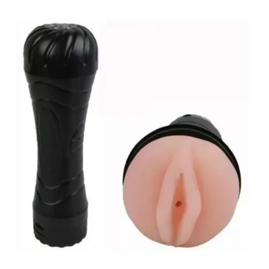 Masturbador Masculino Vagina Con Vibrador Suave Texturizado