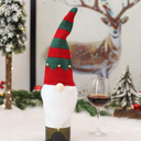 Funda Para Botella De Vino Decoración Navideña Gnomo Con Campanas
