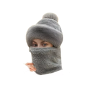 Conjunto Bufanda De Invierno Con Capucha Para Mujer