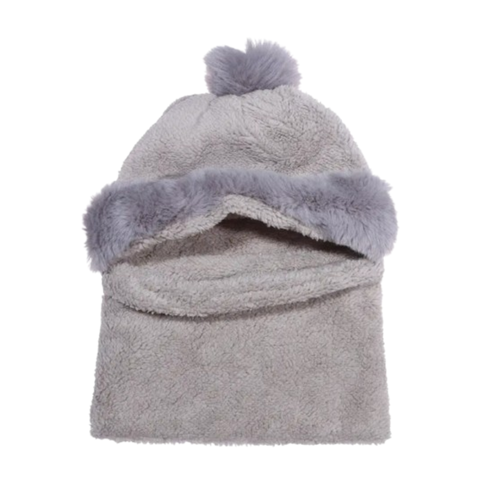Conjunto Bufanda De Invierno Con Capucha Para Mujer