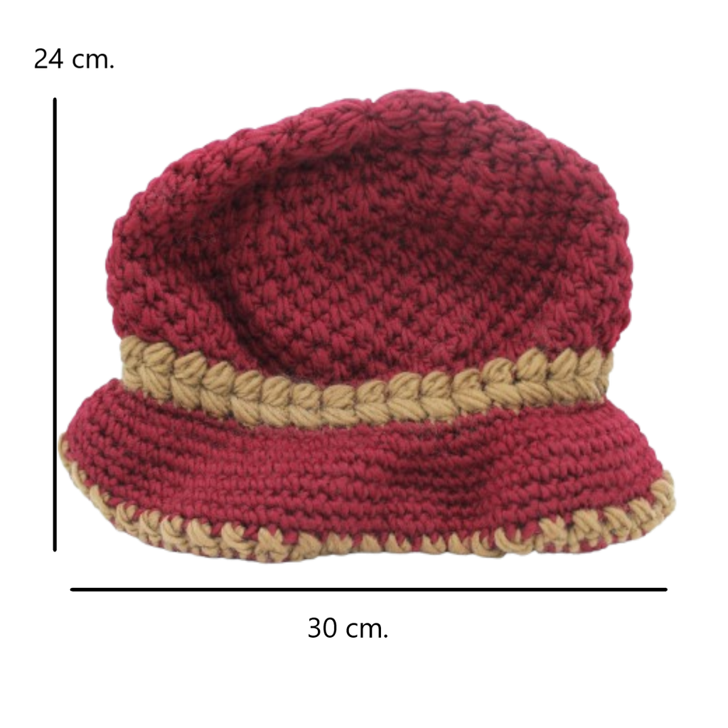 Gorro Boina Vicera Dama Tejido Suave Moda Flor!