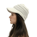Gorro De Lana Con Punto Para Cola De Caballo