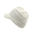 Gorro De Lana Con Punto Para Cola De Caballo