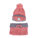 Conjunto De 3 piezas Gorro Mascara Y Bufanda Calientitos!!!