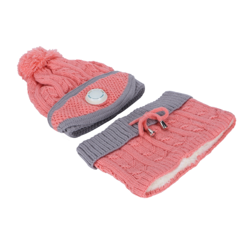 Conjunto De 3 piezas Gorro Mascara Y Bufanda Calientitos!!!