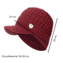 Gorro Con Visera Unisex Tejido Suave Super 1998