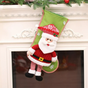 Bota Navideña Santa Claus Decoración Para Fiestas