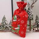 Costal Navideño Tipo Morral Para Regalos Merry Grinchmas