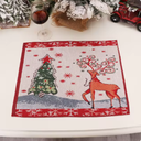 Mantel Individual Navideño Para Comedor Reno