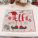 Mantel Individual Navideño Para Comedor Selfie