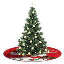 Falda Para Árbol Navideño Figura De Gnomos / 90 Cm