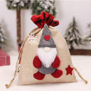 Morral Navideño Estrella Para Caramelos / 30x20 Cm