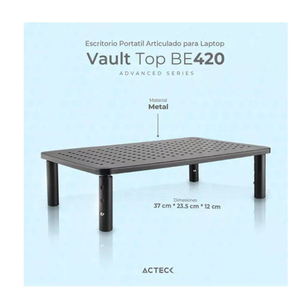 Base Elevadora Acteck Para Monitor Vault Top Be420 Drop