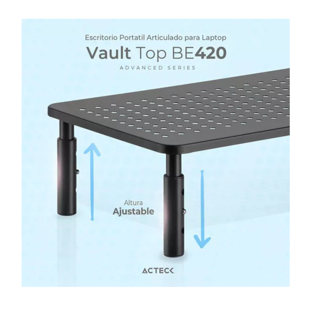 Base Elevadora Acteck Para Monitor Vault Top Be420 Drop
