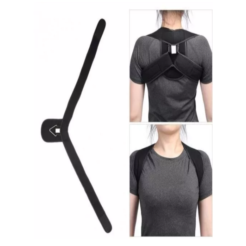 Corrector De Postura, De Neopreno, Excelente Calidad Negro!