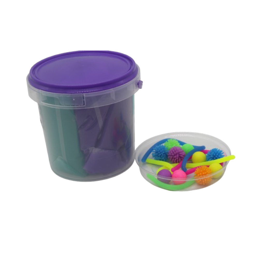 Barril De Slime De 2 Libras Con Juguetes de Goma