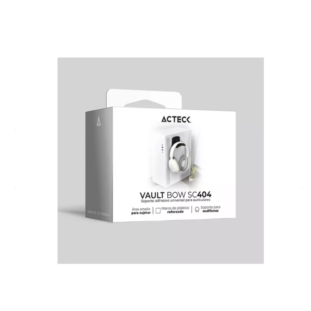 Soporte Base Adhesivo Para Audifonos Acteck Vault Sc404 Drop