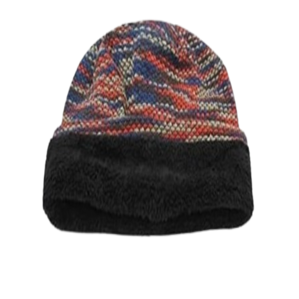 Gorro De Lana De Punto Alargado