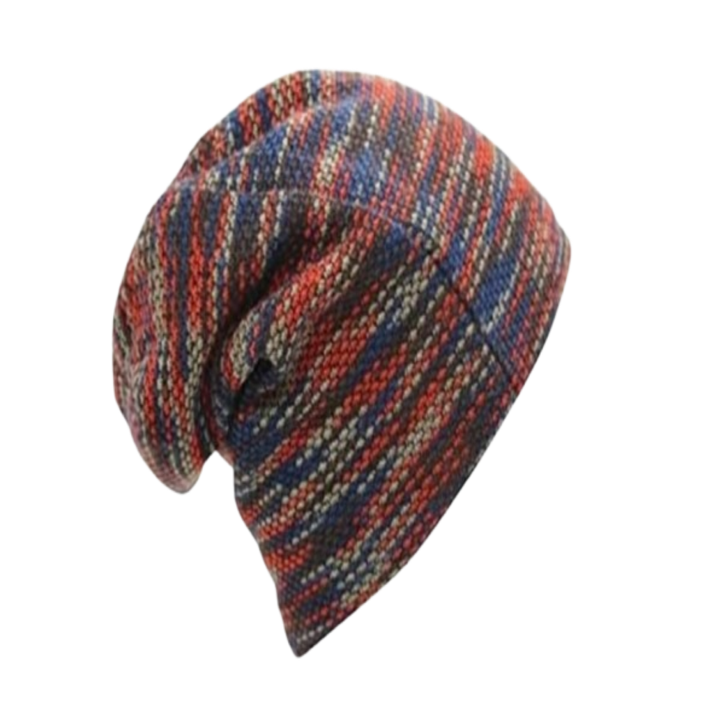Gorro De Lana De Punto Alargado