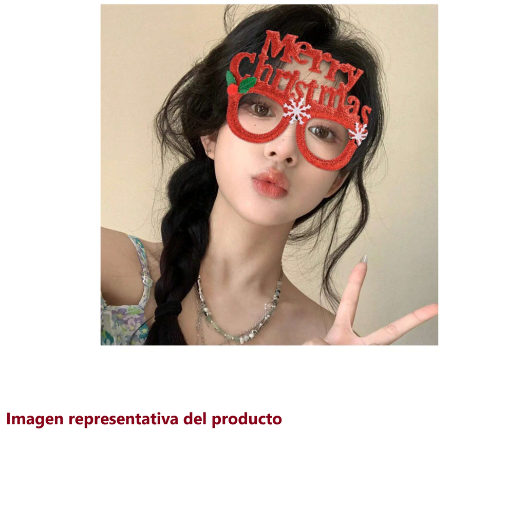 Lentes Para Fiesta Merry Christmas Brillosos