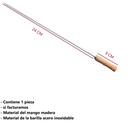 Pincho Para Asado De 24 cm Acero Inoxidable