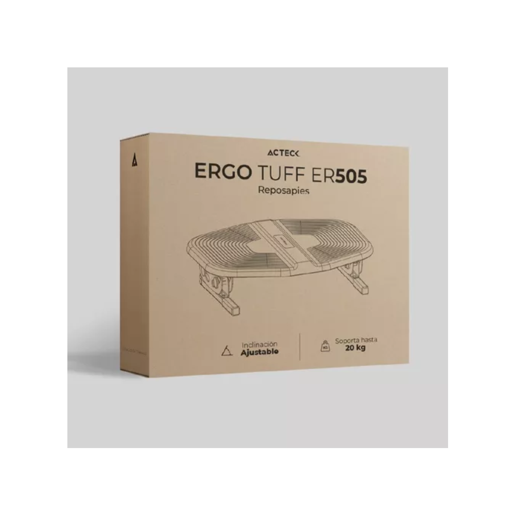 Reposapies Actek Ergonomico Ajustable Escritorio Er505 Drop