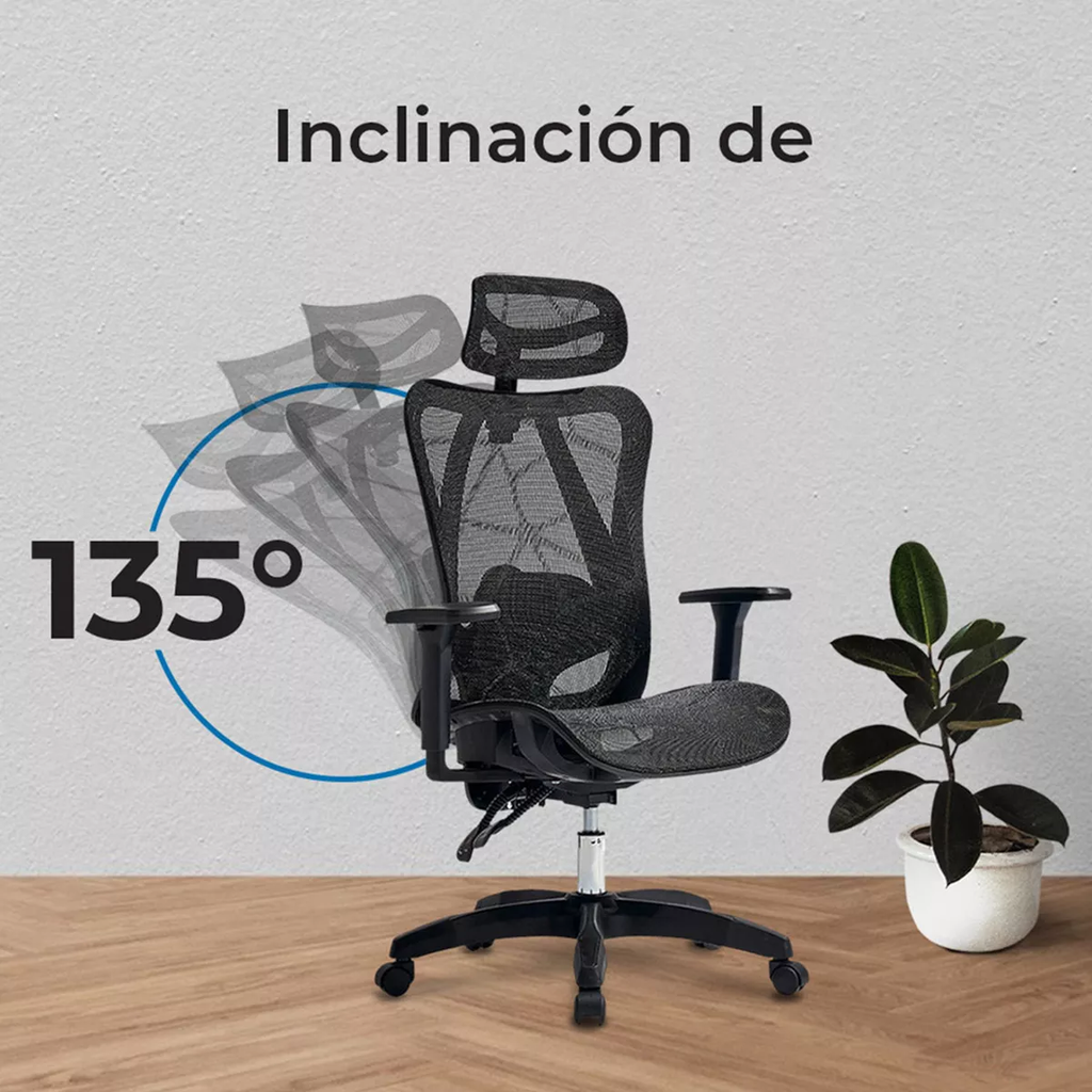 Silla Ejecutiva Acteck Floe Plus Ec727 Ergonomica Rec. Drop