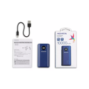 Adata Power Bank Pt100 Bateria Portatil 10000ma Azul Drop