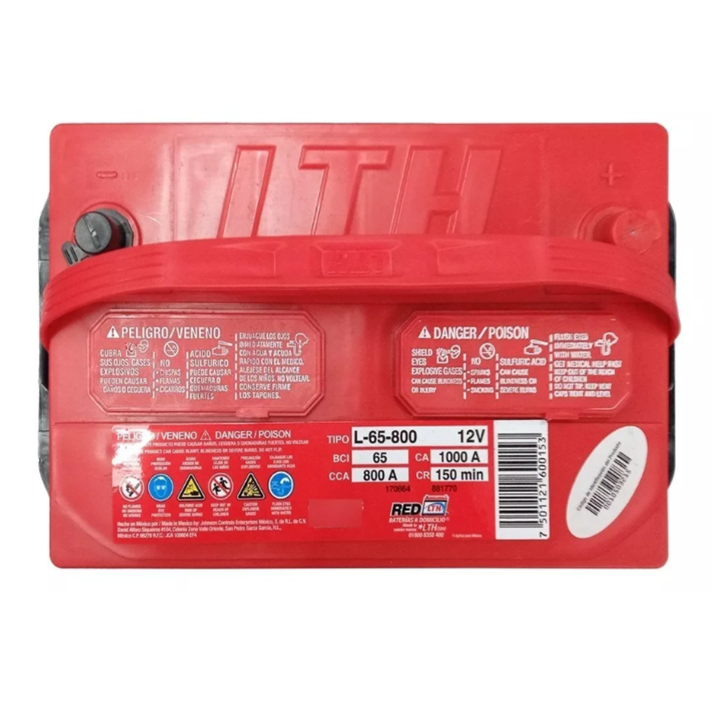 Batería para Auto LTH L-65-800 Drop