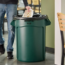 Bote Contenedor De Basura Rubbermaid 121L Verde Drop