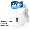 Papel Higiénico Elite 500 Mts P/6 Rollos Drop