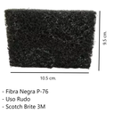 Fibra Negra P-76 Scotch Brite 3M Drop