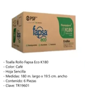 Toalla Rollo Fapsa Eco Nat. K180 C/6 TR19601 Drop