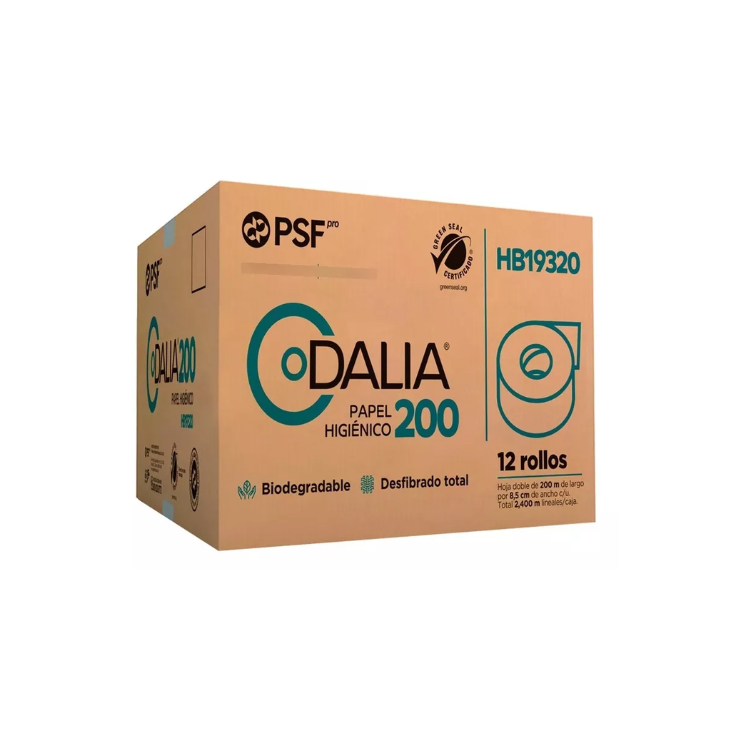 Papel Higiénico Fapsa Dalia 200m 12 Rollos HB19320 Drop