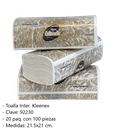 Toalla Inter. Kleenex Cottonelle 20/100 92230 Drop