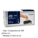Servilleta Tork Xpressnap Int. Blanca 12/500 70134034 Drop