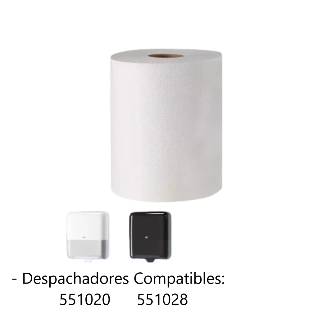 Toalla En Rollo Con Plug Tork Blanca HD 6/180 70017336 Drop