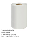 Toalla En Rollo Elite Blanca HS 6/180 5971Drop