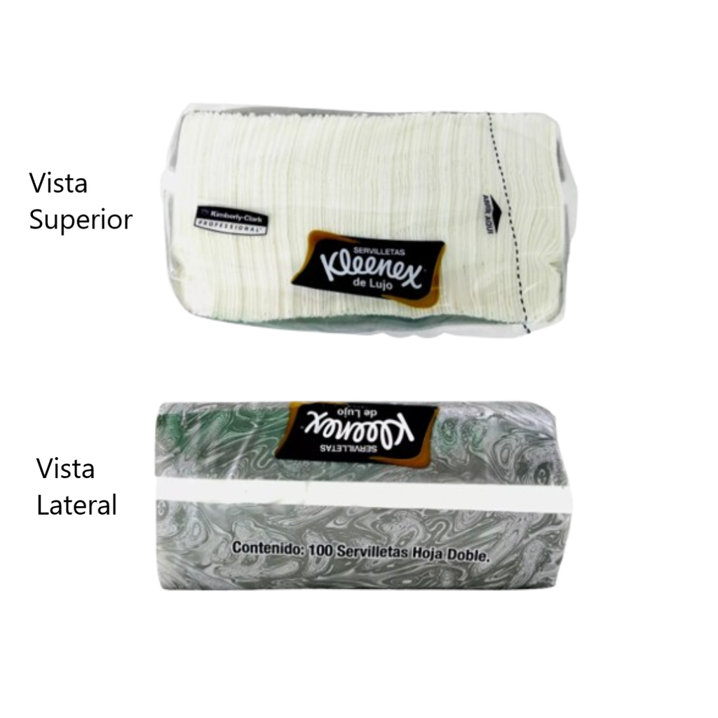 Servilleta De Lujo HD Kleenex 12/100  91670 Drop