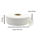Higiénico Elite Jumbo 6/400 Mts. 9 Cm HD 8064 Drop