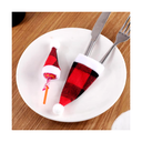 Adornos Navideños Para Cubiertos 2 Piezas Gorrito