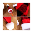 Adornos Navideños Para Cubiertos 2 Piezas Gorrito
