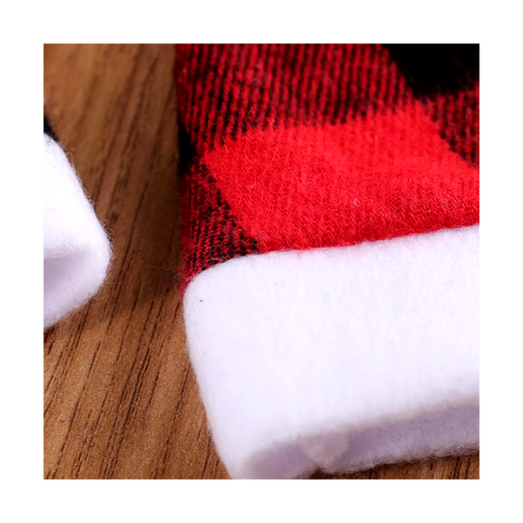 Adornos Navideños Para Cubiertos 2 Piezas Gorrito