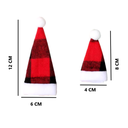 Adornos Navideños Para Cubiertos 2 Piezas Gorrito