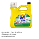Detergente Líquido Tide Simply Clean And Fresh 3.78 L Drop