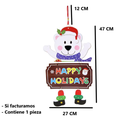 Adorno De Navidad De Oso Colgante Navideño